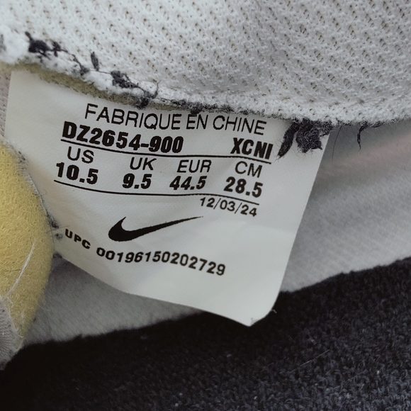 Nike Men's Blazer Low '77 Vintage White Black Canvas Sneakers, 10.5 - Picture 8 of 11